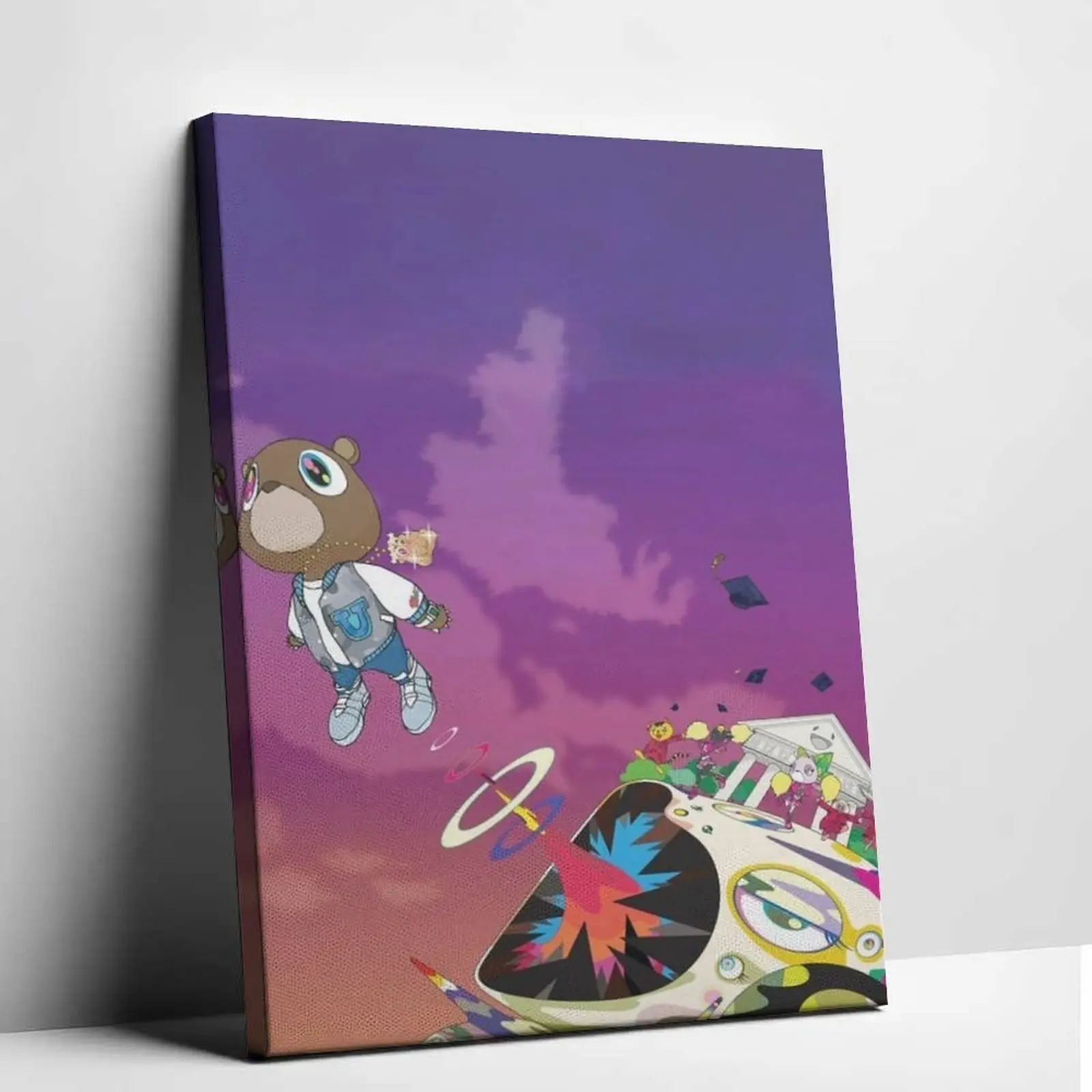 Graduation Album Cover Canvas Rapper Graduation Album Print Album Cover  Rapper  Music   car enthusiast gift  rapper wall art.