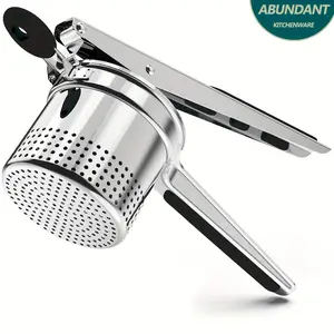 PriorityChef 15oz Potato Ricer - Heavy Duty Stainless Steel | Perfect Mashed Potatoes Every Time!