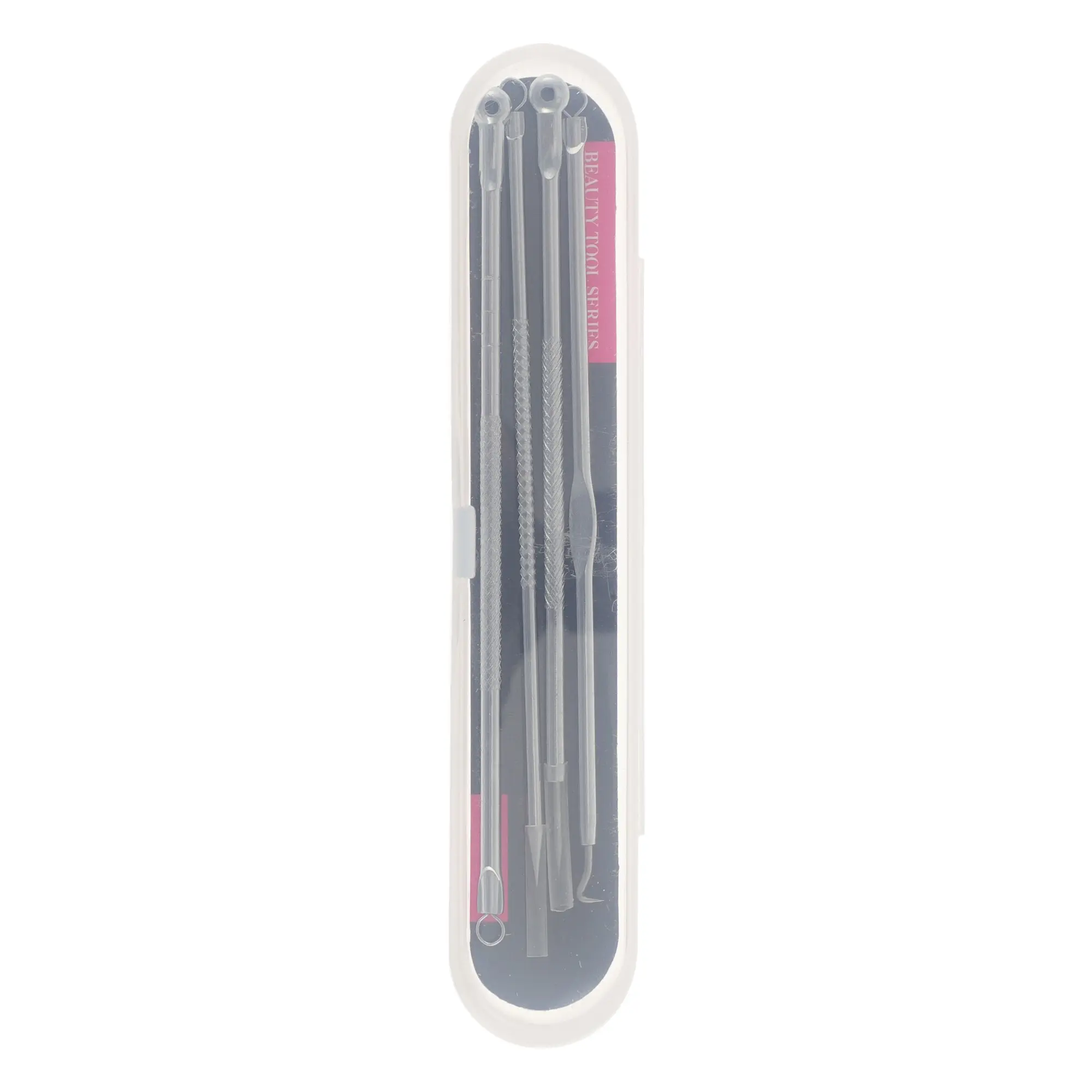 VOCOSTE 1 Set Professional Durable Acne Needle Extractor Skin Care Tools Kit Silver Tone