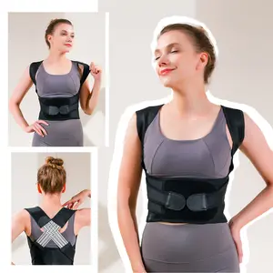 Unisex Adjustable Posture Correction Vest For Back Pain Relief And Hunchback Support