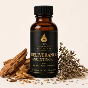 Deliverance Anointing Oil – Sacred Botanical Blend for Prayer & Spiritual Warfare