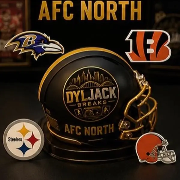Signed NFL Mini Helmets (2-Box break) - Pick Your Division (PYD)