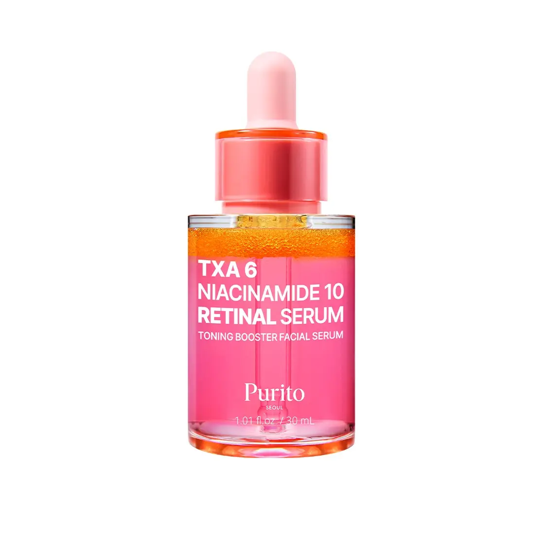 PURITO SEOUL - TXA 6 Niacinamide 10 Retinal Serum (30ml) | Daily Dark Spot Corrector, Lightweight, Skin Repair