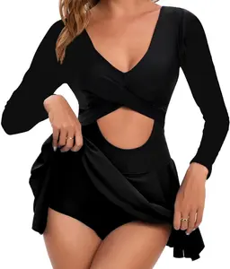 Long Sleeve Swimdress