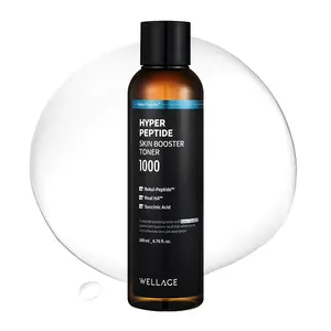 Wellage Hyper Peptide Skin Booster Toner 200ml (6.76 fl.oz)  | Botulinum, Peptide, Hyaluronic Acid Toner, Pore Control, Korean Skincare