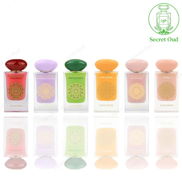 Musk Collection Cotton Candy + Musk Collection Pina Colada + Musk Collection Tahara Mysterious + Musk Collection Pomegranate + Musk Collection Tropical Fruit + Musk Collection Toffee -- 6 Piece Bundle