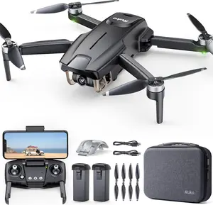 Ruko F11MINI Drone with Camera 4K, Under 249g, 60 Mins Flight with 2 batteries, 5GHz Transmission, GPS Auto Return, Brushless Motor, Foldable and Lightweight, FPV Quadcopter for Beginner, Adults