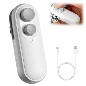 Mini Bag Sealer with Cutter and Magnet, 2026 Upgraded Handheld Bag Resealer for Chip Bags, 2 in 1 Mini Snack Bag Sealing Machine, Portable Heat Sealing Tool Kitchen Gadgets