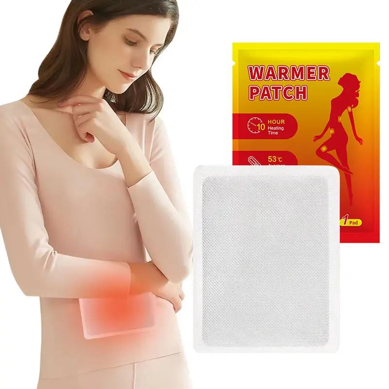 10-Piece Eco-Friendly Auto-Heat Thermal Hot Pack Compress, Air-Activated Adhesive Sports Patch for 10-Hour Relief of Menstrual Cramps, Outdoor Sports & Winter Warmth, Soothing, Heat Patches, Single-Use, Natural Heat