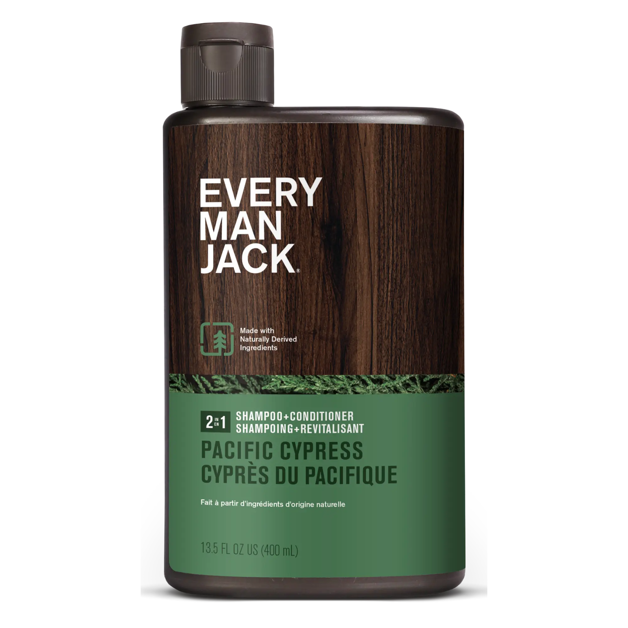 Every Man Jack 2 in 1 Shampoo and Conditioner for Men, Moisturizing Shampoo for All Hair Types, Phthalate and Paraben Free Hair Care