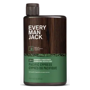 Every Man Jack 2 in 1 Shampoo and Conditioner for Men, Moisturizing Shampoo for All Hair Types, Phthalate and Paraben Free Hair Care