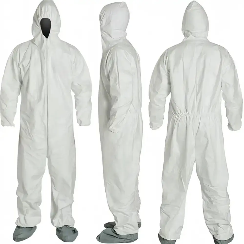 Lightweight Protective Suit, 55g/m² Superfine Fiber Breathable Non-Woven Fabric, Ideal for Painters, Construction Workers, Factory Workshop, Clothes