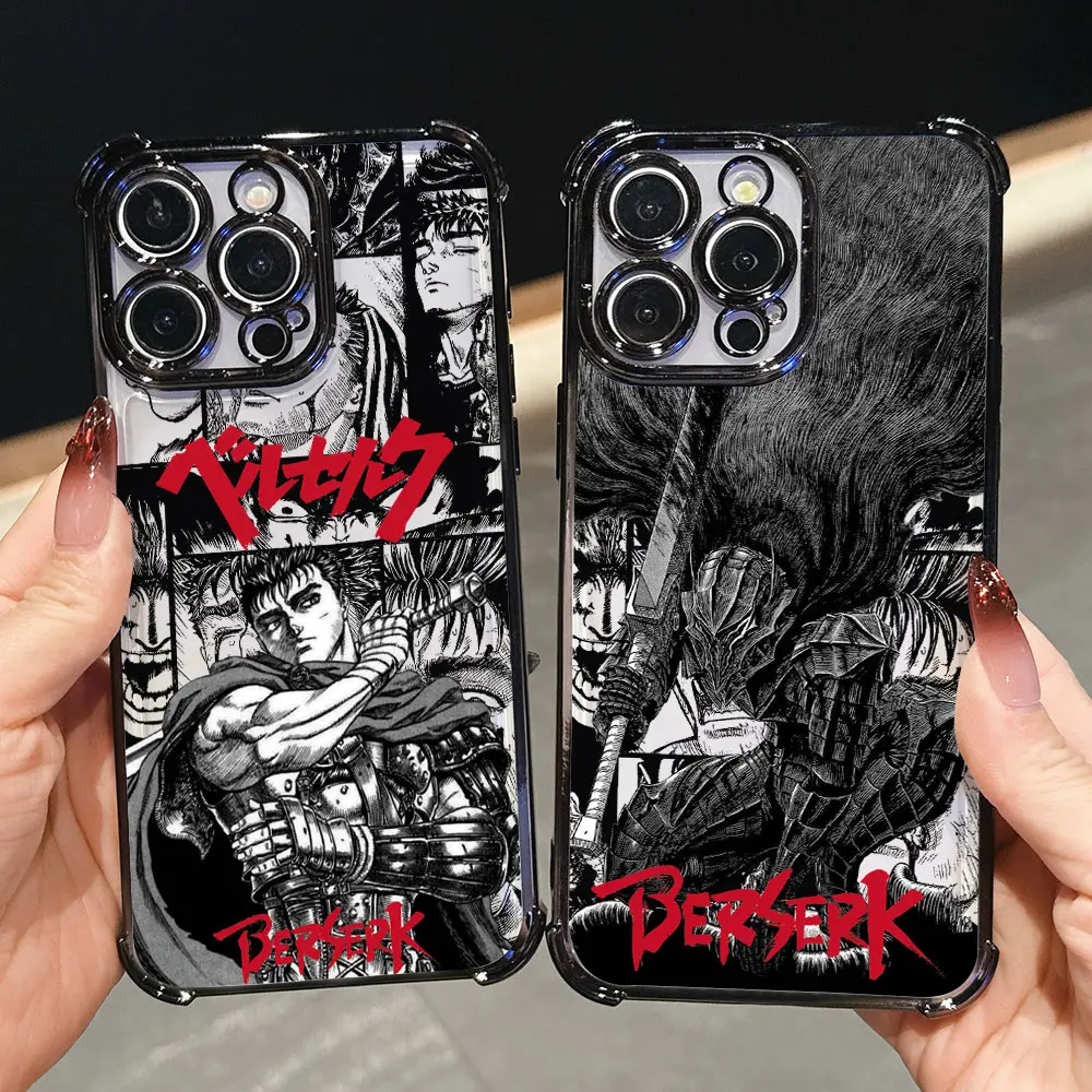 New Berserk G-Guts Plating Durable Compact Phone Case - Casing Cover with Protection for iPhone 17-11, Ideal Christmas Gift for Fans, Cellphone, Devices