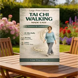 Simple Tai Chi Walking Routine, Enhance Balance and Confidence, Three-Step Gentle Walk System, Build Strength, Maintain Healthy Weight, Easy