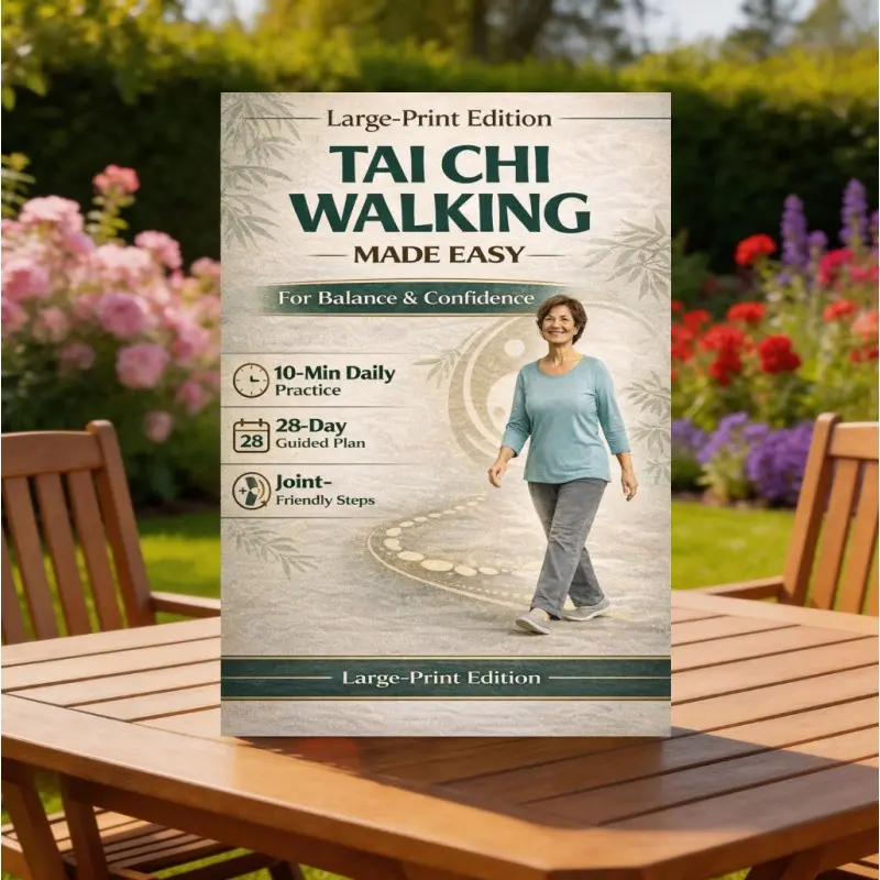 Simple Tai Chi Walking Routine, Enhance Balance and Confidence, Three-Step Gentle Walk System, Build Strength, Maintain Healthy Weight, Easy, Rhythm