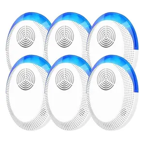 Ultrasonic Mouse Repeller, 6 Counts/box Plug and Play Mouse Repeller, Indoor Pest Insect Rodent Mouse Repeller, Pest Control Instrument
