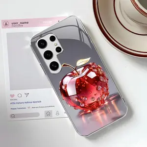 Crystal Fruit is suitable for【All Galaxy】high-end electroplated glass case, making your phone unique --975