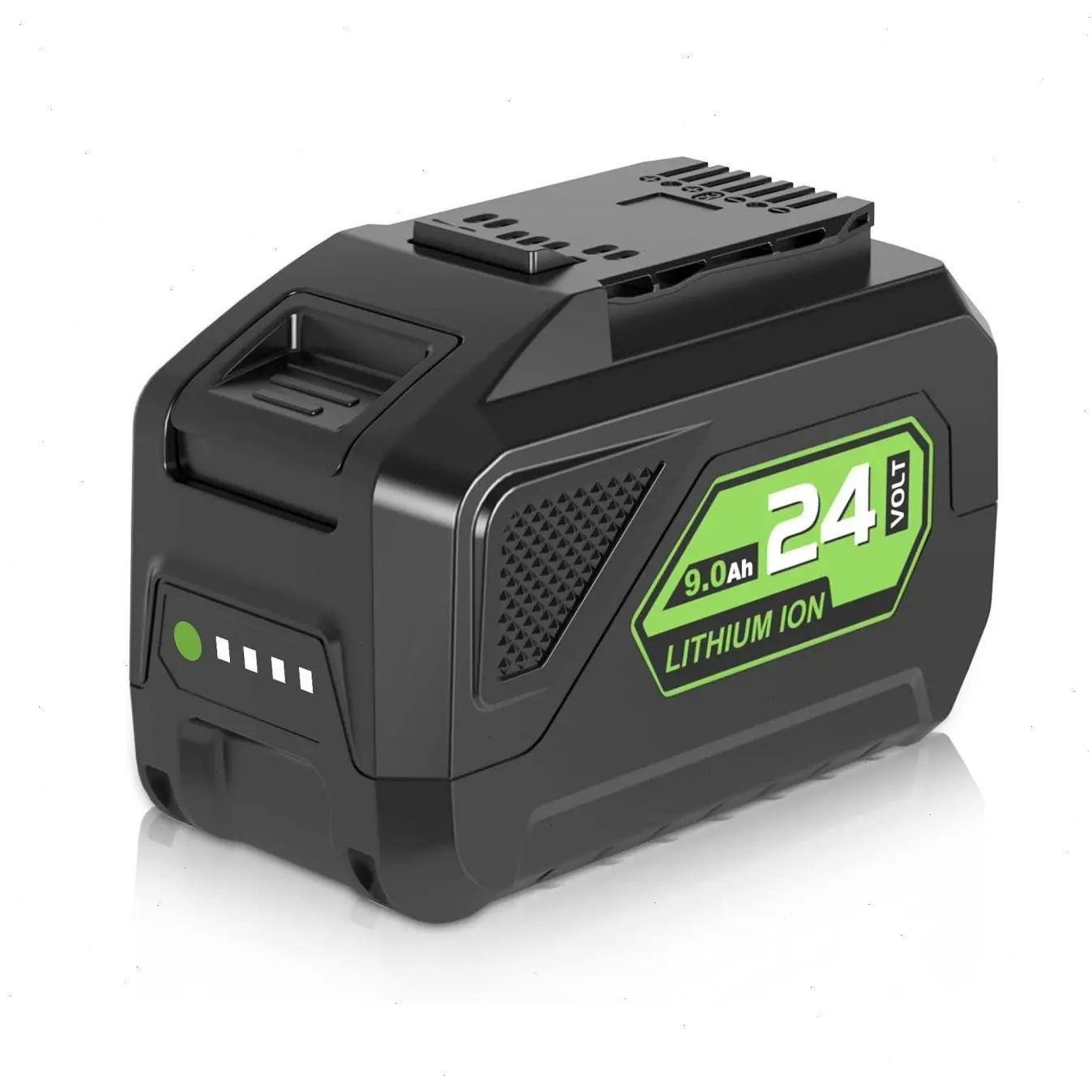 24V 9.0Ah High-Capacity Lithium Ion Cordless Tool Battery for Greenworks - 1 Pack Replacement with Overprotection, Exact Fit for Models 29842/52, Extended Mowing Runtime for Compatible Tools