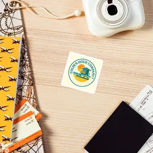Golden hour logo- Magnet