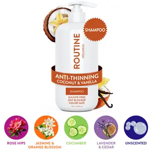 Routine Wellness Anti-Thinning Volumizing Shampoo for Thinning Hair & Hair Loss - Grow Your Confidence with Biotin & DHT Blockers - 14 oz Shampoo Routine Wellness Anti-Thinning Volumizing Shampoo for Thinning Hair & Hair Loss - Grow Your Confidence with Biotin & DHT Blockers - 14 oz Shampoo