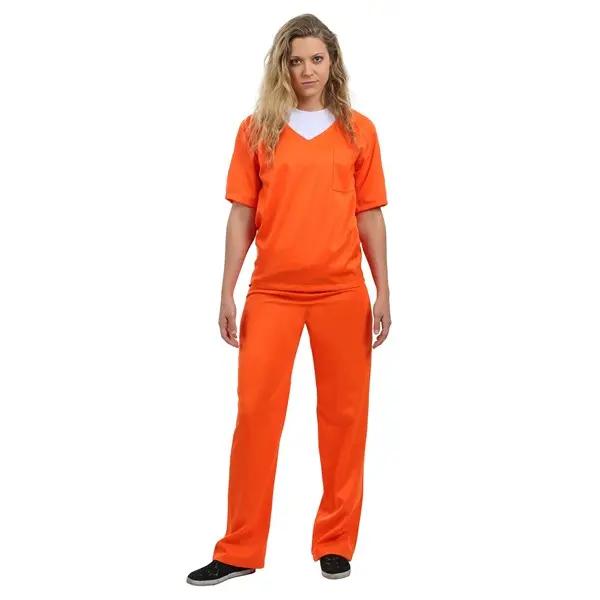 Women's Orange Prisoner Costume