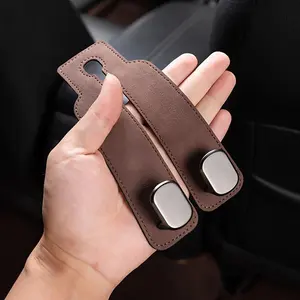 Car Seat Back Storage Hook, PU Leather Hidden Hook, Multi-Functional Durable Hook, Car Interior Accessories, Rear Seat Organizer, Car Backseat Organizer, Christmas Gift