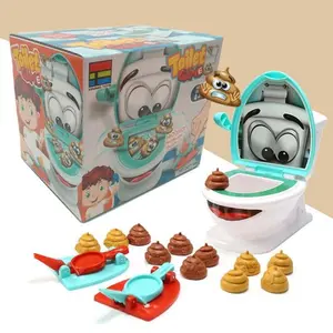 Quick Poop Shooting Game Toy Set, 1 Set Funny Poop Shooting Toy for Party, Interactive Novelty & Gag Toys for Festival Gifts
