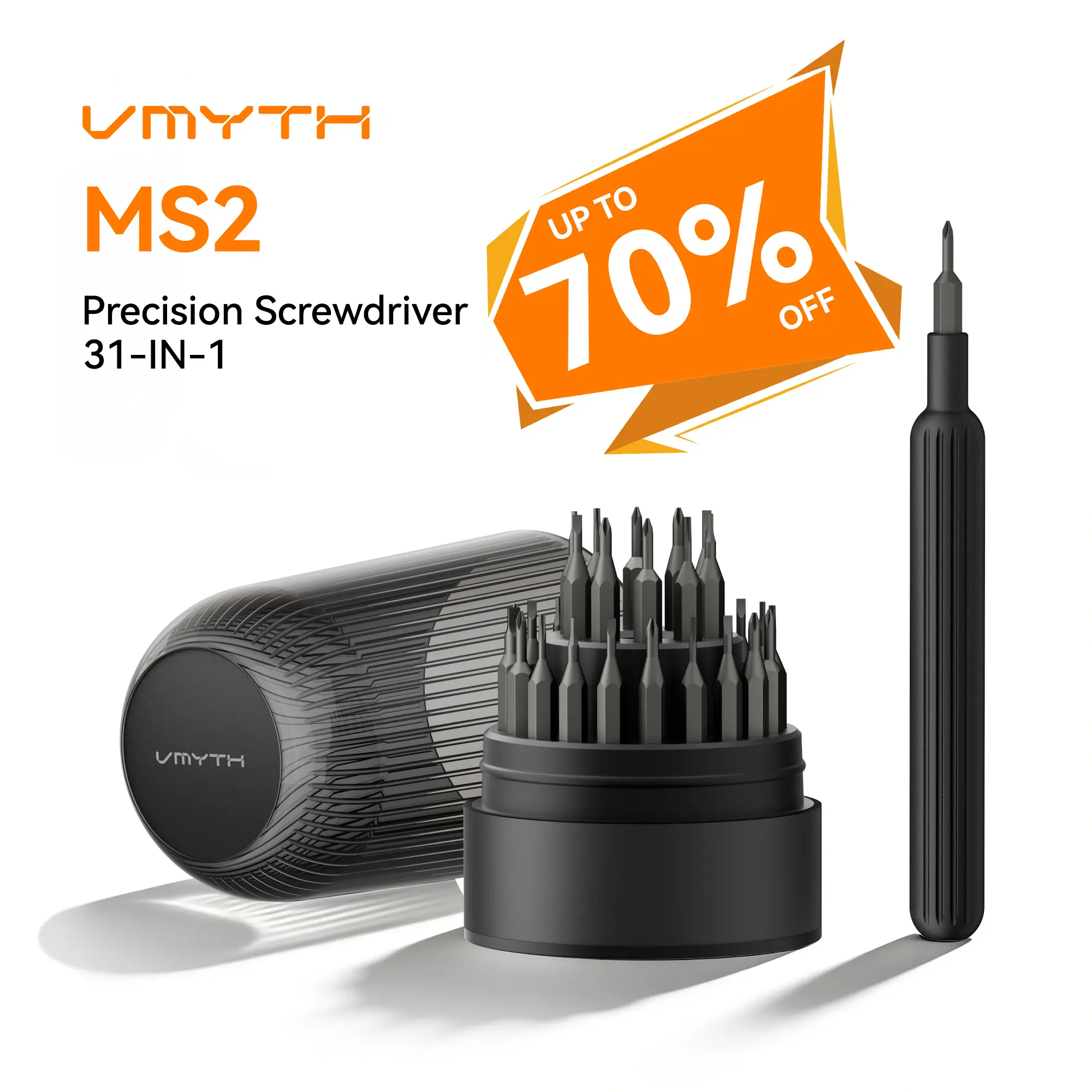 【DealsForYouDays】VMYTH 31-in-1 Precision Screwdriver Set, Magnetic S2 Steel Torx Bit Kit for Electronics Repair, Mini Portable Small Screwdriver for iPhone, Laptop, PS5, Switch ,tool kit set  SetHome Repair Tool Box specialty mechanic tools SummerVibes
