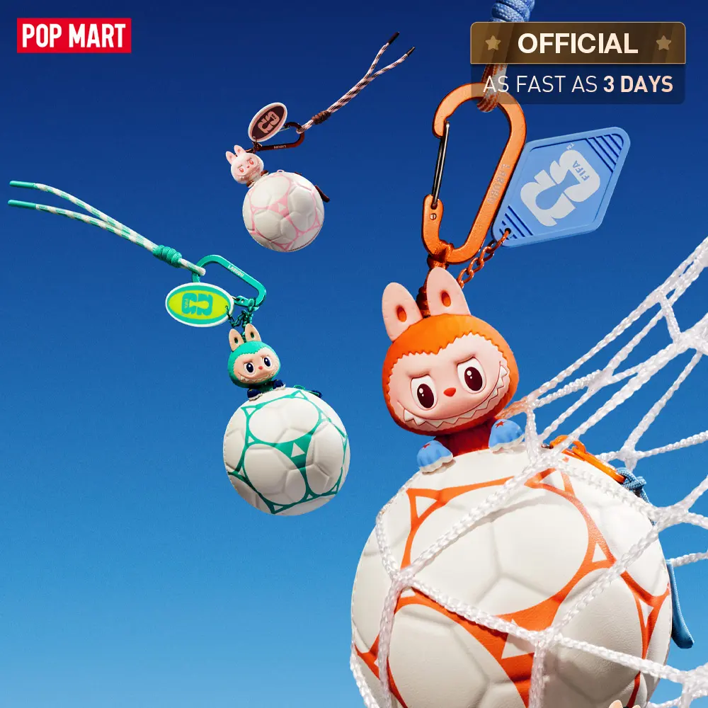 POP MART THE MONSTERS × FIFA SERIES - Football-shaped Mini Bag Blind Box LABUBU Fun Toy