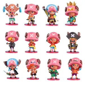 12Style Anime One Piece Tony Tony Chopper Cos Luffy Saber Figure Zoro Model Buggy Toy Sabo Gift Action Figure Collect Gifts