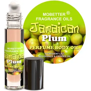 MOBETTER FRAGRANCE OILS Jamaican Plum Women's Perfume Body Oil 1/3 oz roll on Glass Bottle