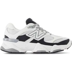 New Balance 9060 Reflection Jet Black White Authentic Sneaker GC9060RB Original Panda Gradeschool Youth Comfortable Everyday Wear Mesh Suede Walking Running Round Closed Toe Shoe for Women