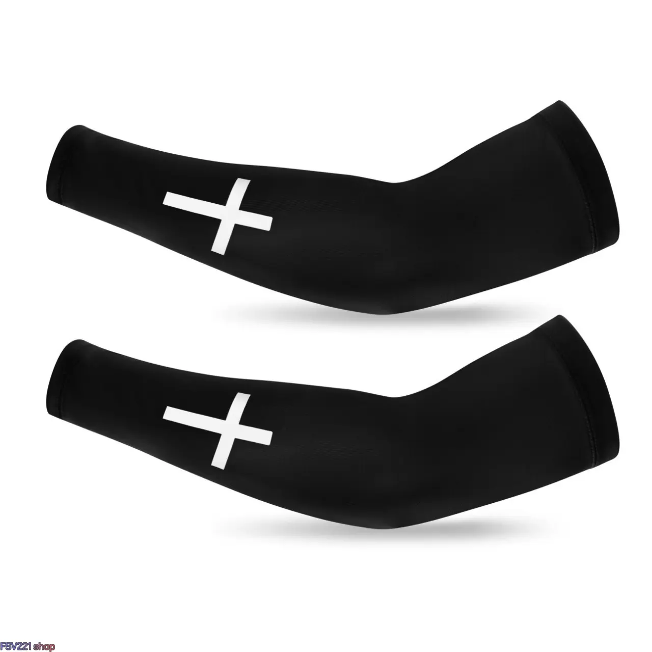 Premium Cross Pattern Compression Protective Upper Arm Sleeves, Cooling Arm Covers, Strong UV Protection, Lightweight, Sweat-Wicking, Fast-Drying, Elastic Stay-in-Place Fit for Outdoor Activities, Sports Training, Protective Arm Sleeves campingessentials