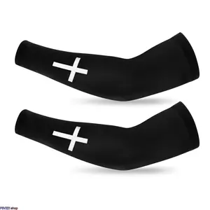 Premium Cross Pattern Compression Arm Sleeves with powerful UV protection. Lightweight, sweat-wicking and fast drying to keep you cool. Elastic fit stays in place during movement. Perfect for all outdoor activities, sports training and casual daily use.