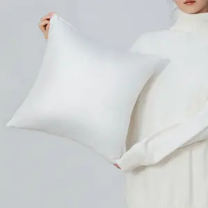 4 Pack Throw Pillows - Hypoallergenic Durable Fillings Square Cushion, Soft, Fluffy & Lightweight Decorative Stuffer Pillows Insert-Machine Washable-Home Decoration Essentials-Versatile Decor mellow bedding suaves almohadas