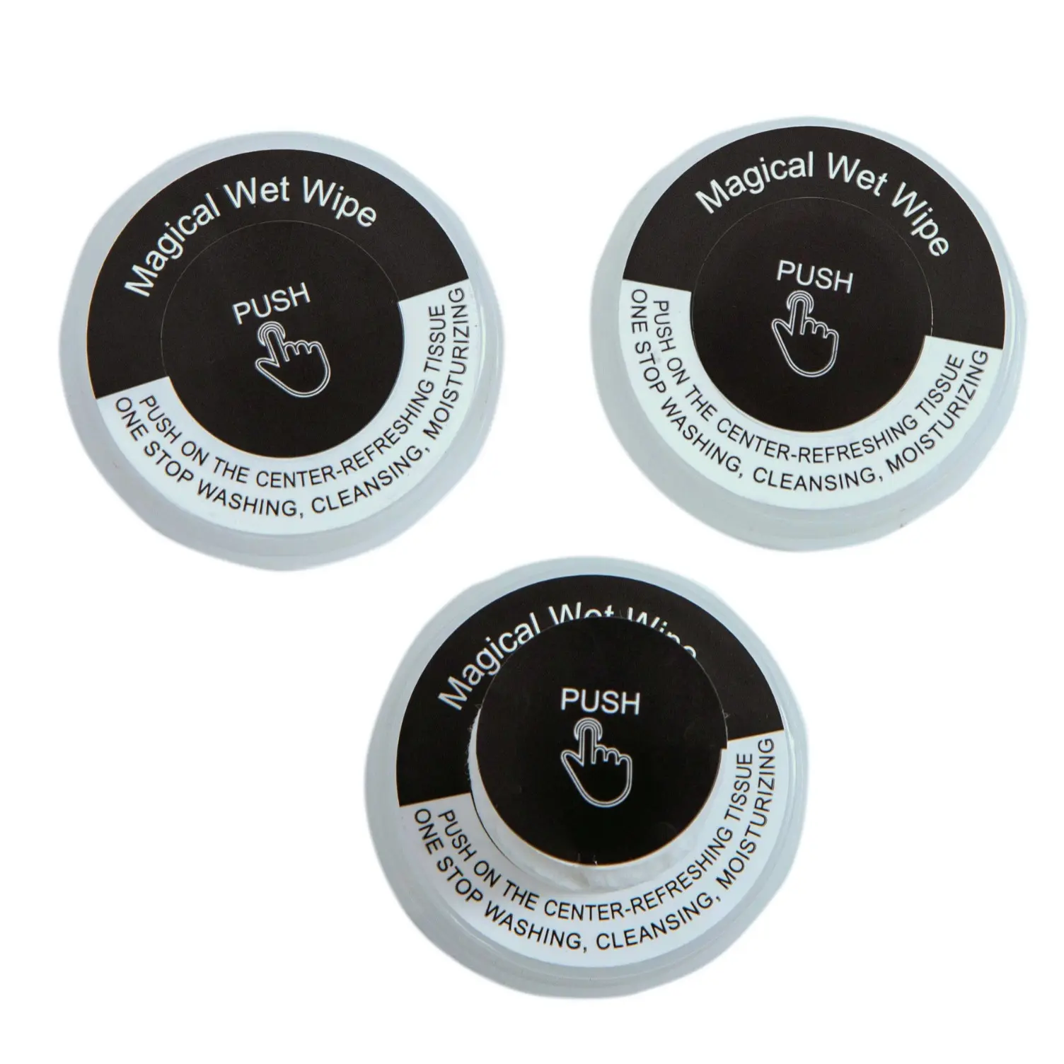 DY's popular BingfuJing disposable disinfectant press wet wipes, press paper towels, dry and wet separation, portable wet wipes