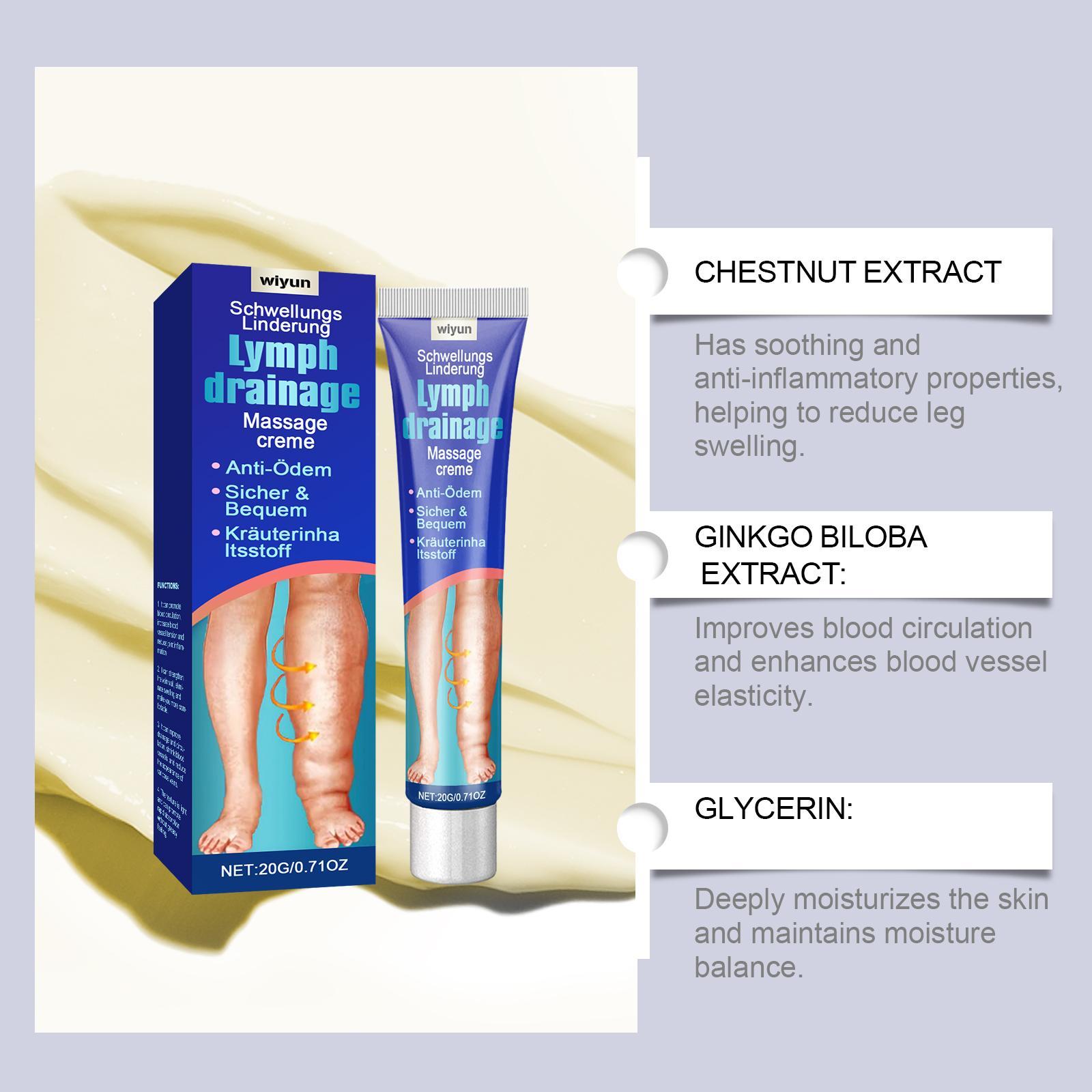 Leg Care Cream Relieves Leg Discomfort Repair Daily Body Care Moisturizing Skin Massage Cream