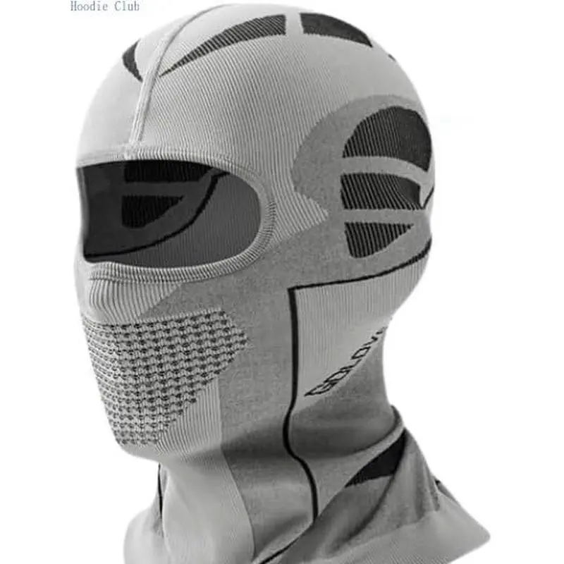 Unisex Thermal Balaclava Ski Mask, Windproof Stretch Fabric Headwear for Adults, Full Head Protection for Under-Helmet Cold Weather Use, Balaclava Mask, Breathable, Motorcycle Accessories, Thermal Wear, One Size