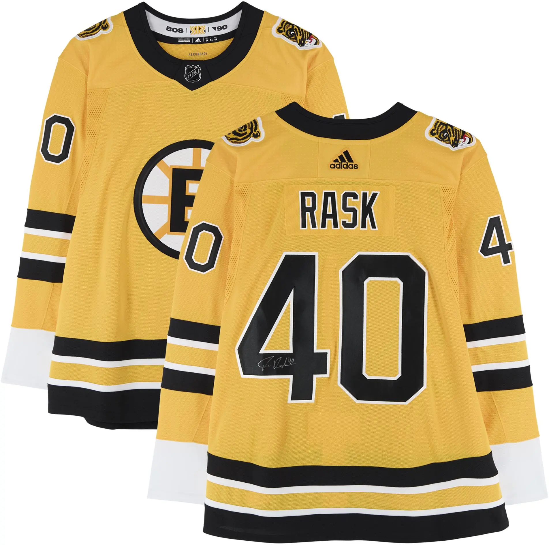 Tuukka Rask Boston Bruins Autographed 2021 Reverse Retro Adidas Authentic Jersey - Fanatics Authentic Certified