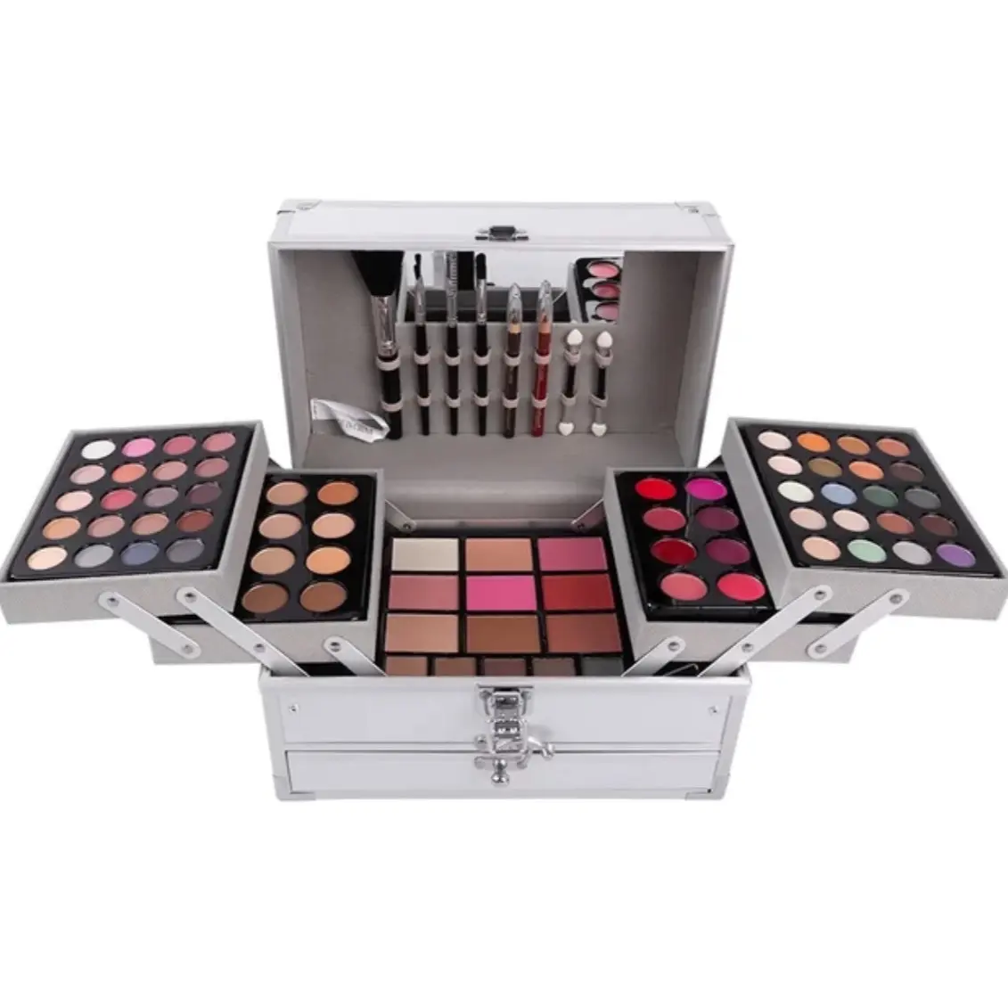 Professional Makeup Box Full Kit Set Cosmetic Kits Eyeshadow Palette Lip Gloss Lipstick Concealer Brush for Girl Women Gift Sets