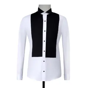 Black And White Tuxedo Shirt