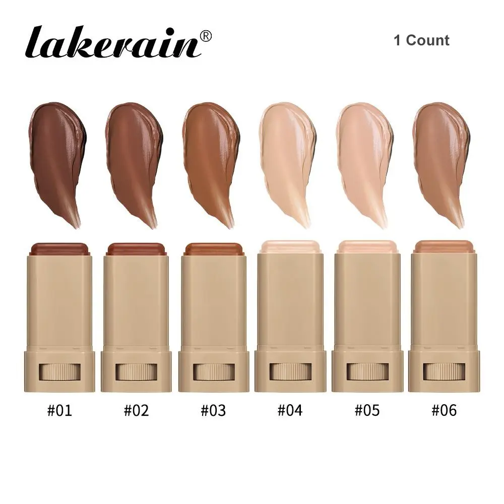 Long-lasting Moisturizing Solid Foundation, 1 Count Waterproof & Trans-proof Foundation, Lightweight and Silky Texture, Suitable for All Skin Types, Transfer Proof Cosmetic, Makeup