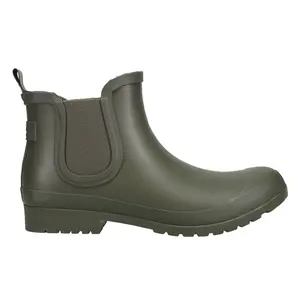 Sperry Womens Walker Round Toe Pull On Rain Casual Boots Ankle Low Heel 1-2" - Green