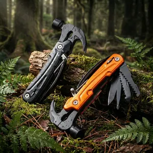 Say goodbye to heavy, bulky tool kits. This Mini 7-in-1 Multitool Hammer is designed for ultra-portability. Weighing just 250g  it is light enough to clip onto your belt or keep in your pocket all day without dragging you down. outdoor multi-purpose knife