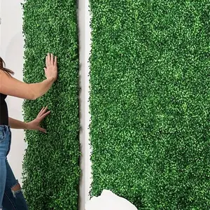 Artificial Grass Wall, Faux Grass Wall Decor, Privacy Fence Screen, Decorative Plant for Home Living Room Bedroom Balcony Garden Wedding Party, Outdoor, Decorative Garden Fences