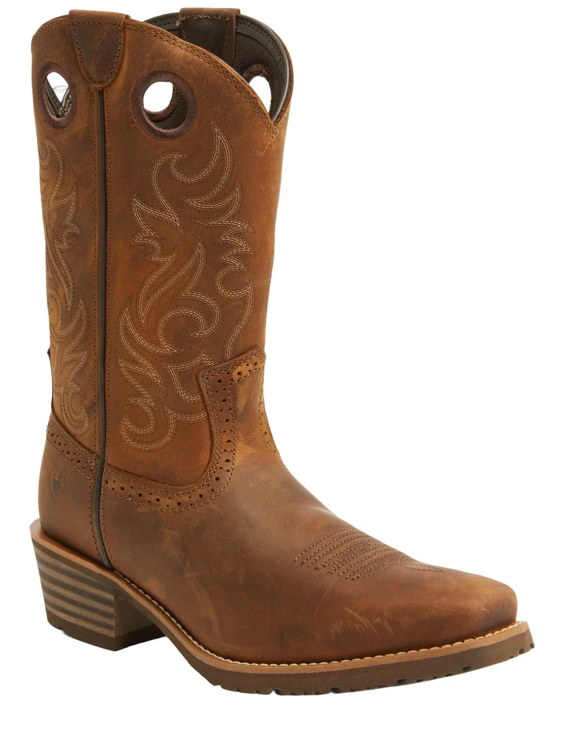 Ariat Men's Men'S Hybrid Roughstock Distressed Performance Western Boot - 10064046