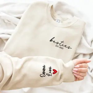 Besties Sweatshirt, Personalized Sweatshirt, Custom Name Shirt, BFF Sweatshirt, Gift For Bestfriend  T-shirt, sweater and Hoodie
