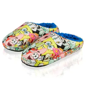 SpongeBob SquarePants Slippers Adult Scuff Slide Slipper Socks 1 Pair