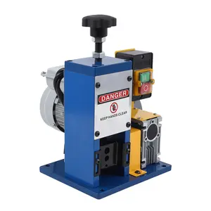 Electric Wire Stripper Machine 0.06-0.1" Pelador De Cable Electrico, Automatic Cable Stripping Machine for 1.5-25mm Recycling Copper Wire Stripper