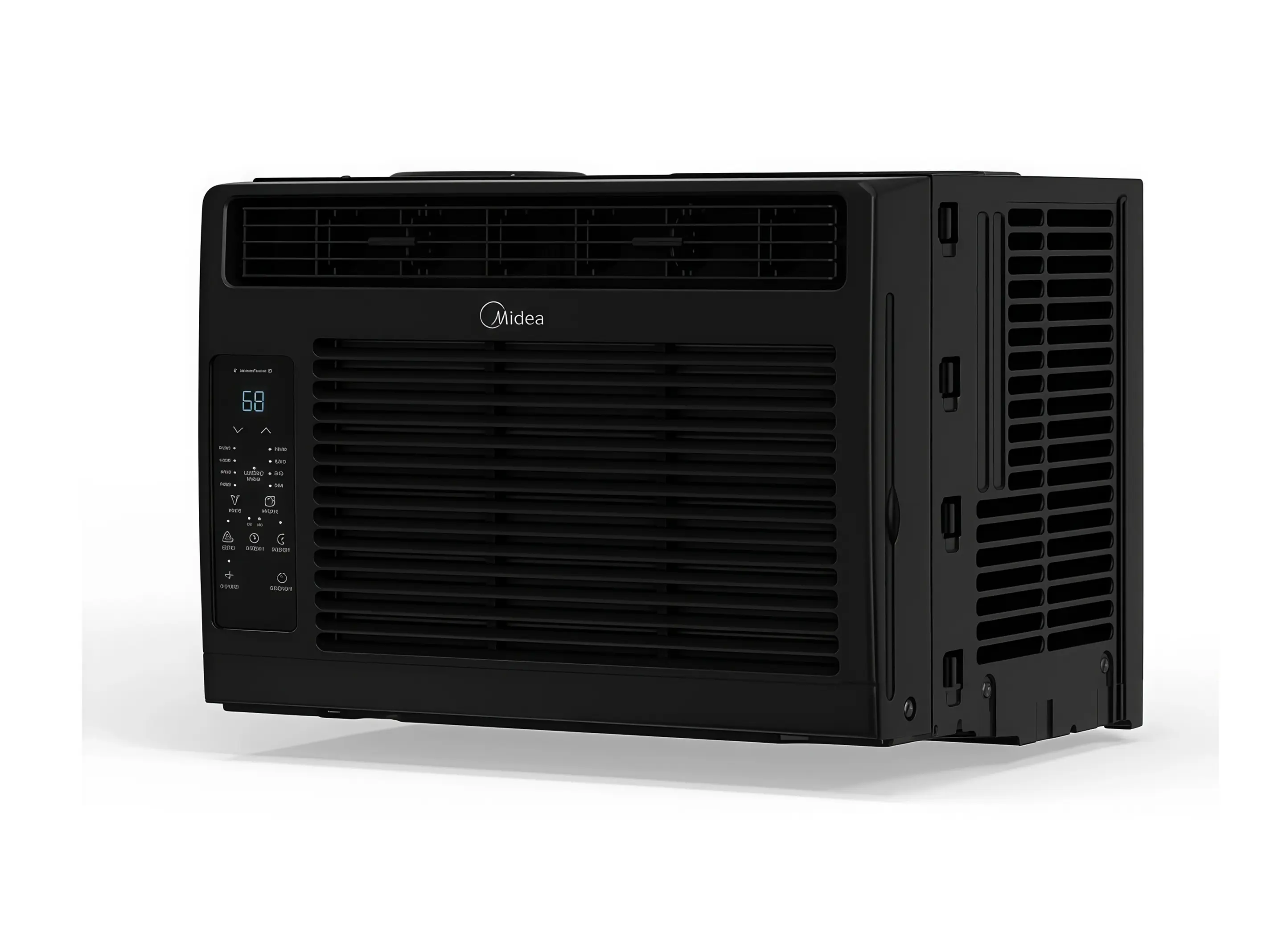 Midea 5000 BTU Window Air Conditioner, 3-in-1 Cooling Dehumidifier & Eco Mode, Compact Quiet AC Unit with Remote, Ideal for Small Bedroom & Office Rooms, Cooling Coverage Up to 150 Sq.Ft (Gently Used)
